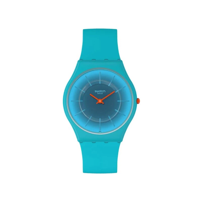 Reloj Swatch SS08N114 Radiantly Teal de Silicona Azul