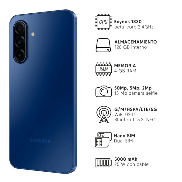 Samsung Galaxy A17 4/128gb 4g + Regalo AZUL