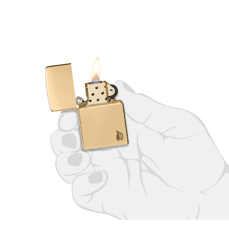 Encendedor Zippo Dorado C/diseño 0