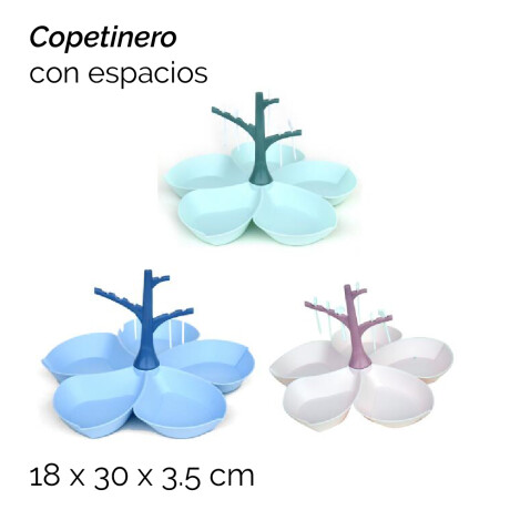 Copetinero Con Espacios 18x30x3,5cm Copetinero Con Espacios 18x30x3,5cm