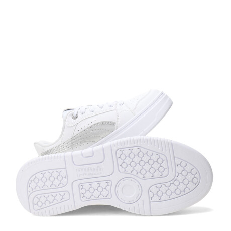 Championes de Mujer Puma Rebound Low Metalic Plataforma Blanco - Plata