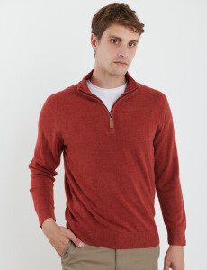 470415 REMERA HARRINGTON LABEL Naraja Melange