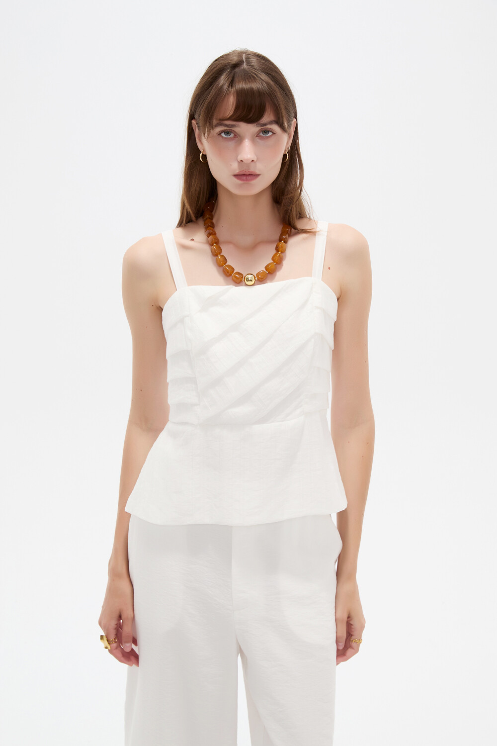 Tops Lurex Marfil / Off White