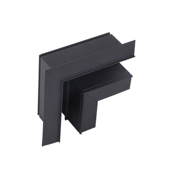 Conector en L horizontal p/riel embutir 100x100mm IX4314