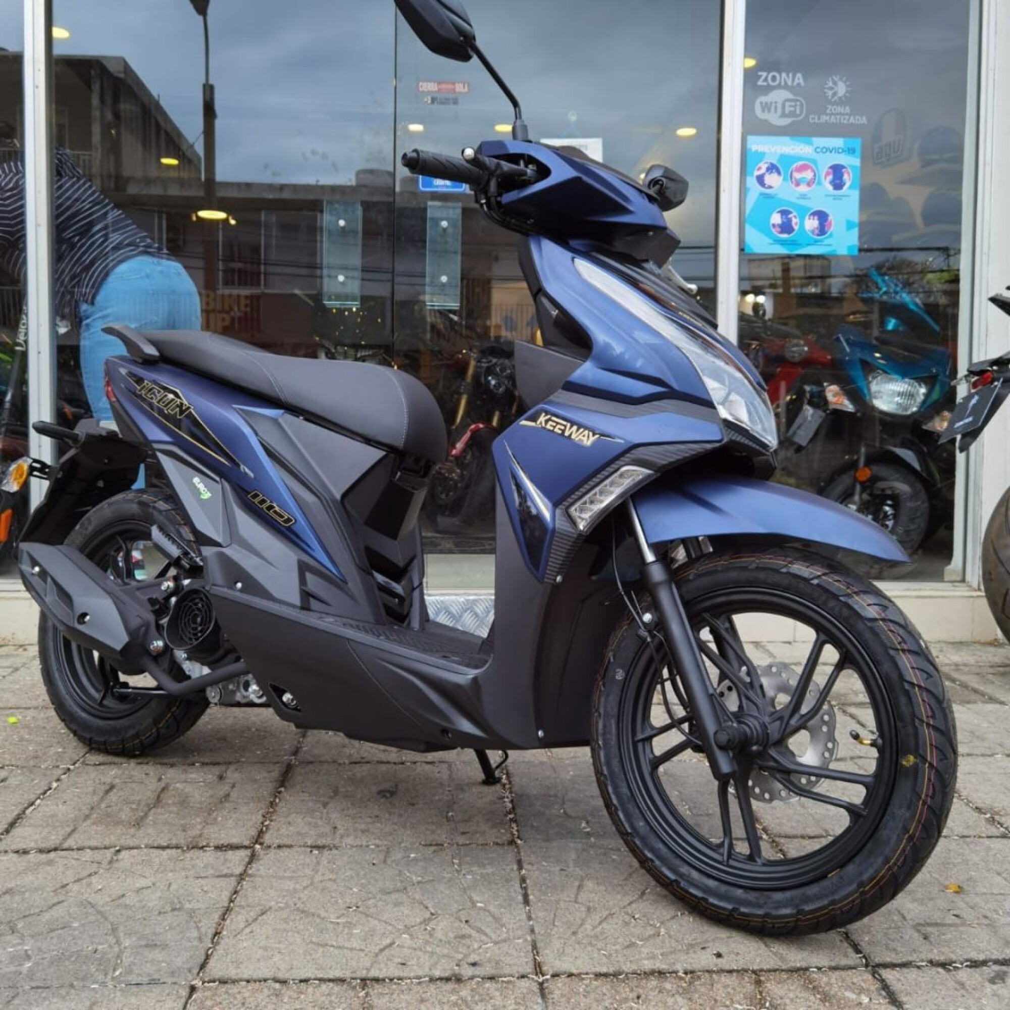 Keeway Icon 110 Azul Reserva — Bike Up