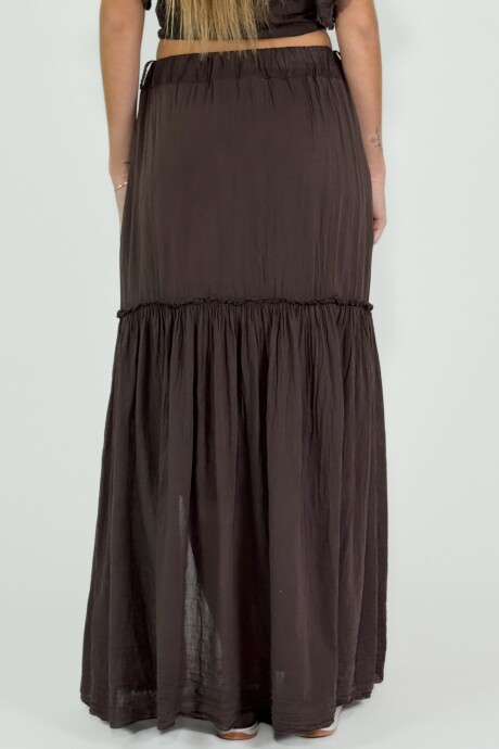 POLLERA MONTERROSSO Chocolate