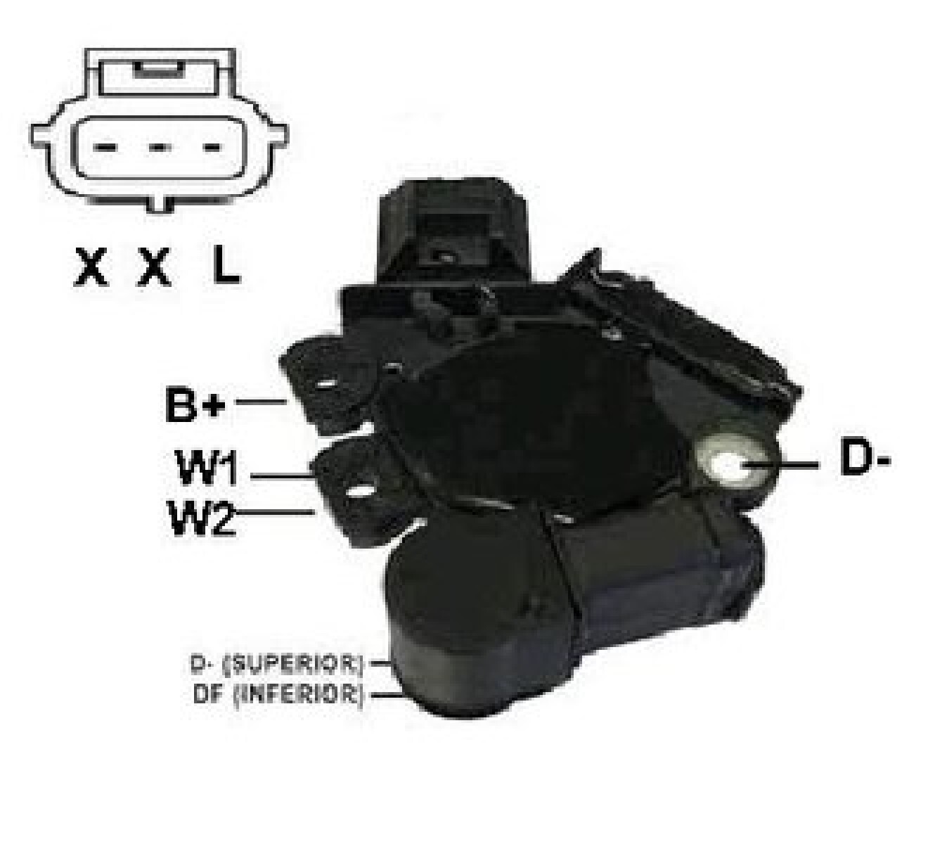 REGULADOR VOLTAJE - VALEO CORSA-FORD-3T=RNV.493811 DUNCAN 