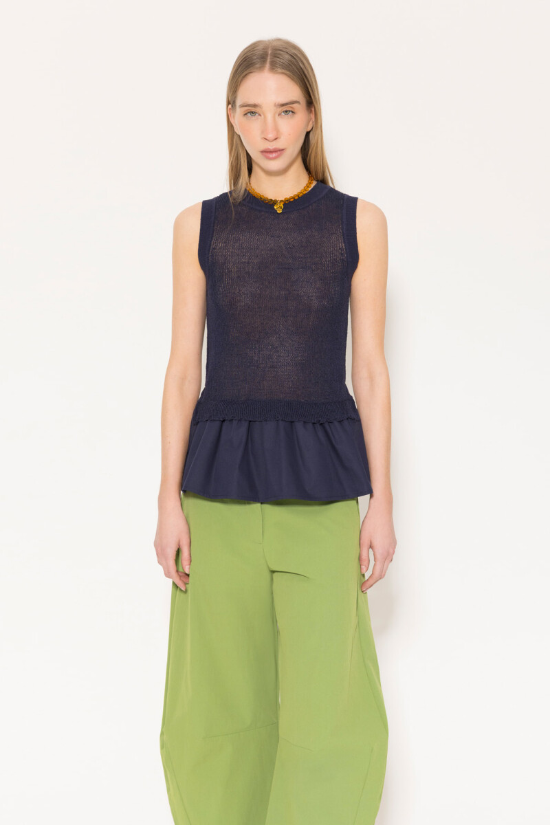 TOP MARBELLA Azul Marino