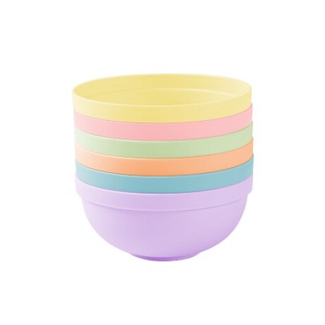 Bowl color pastel 6pcs Bowl color pastel 6pcs