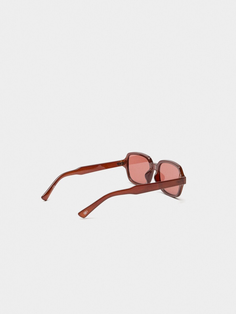 Gafas De Sol Cuadradas canela