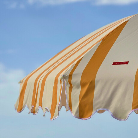 Sombrilla rayada 2.50x1.80 cm Club Petates Amarillo