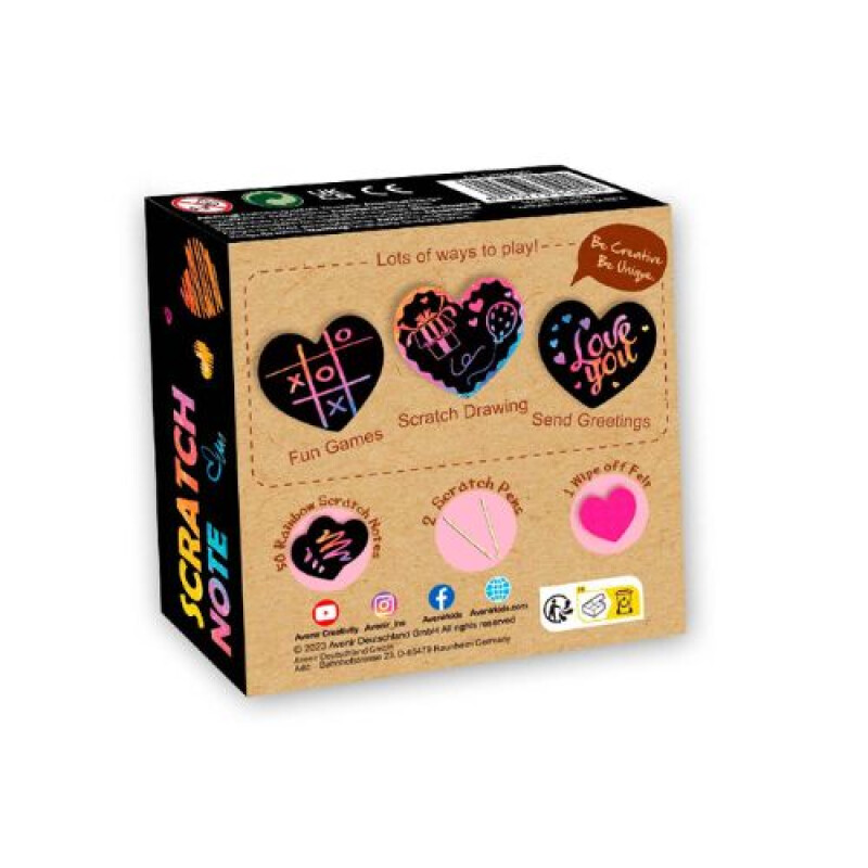 Scratch 50 notas - Corazones Scratch 50 Notas - Corazones
