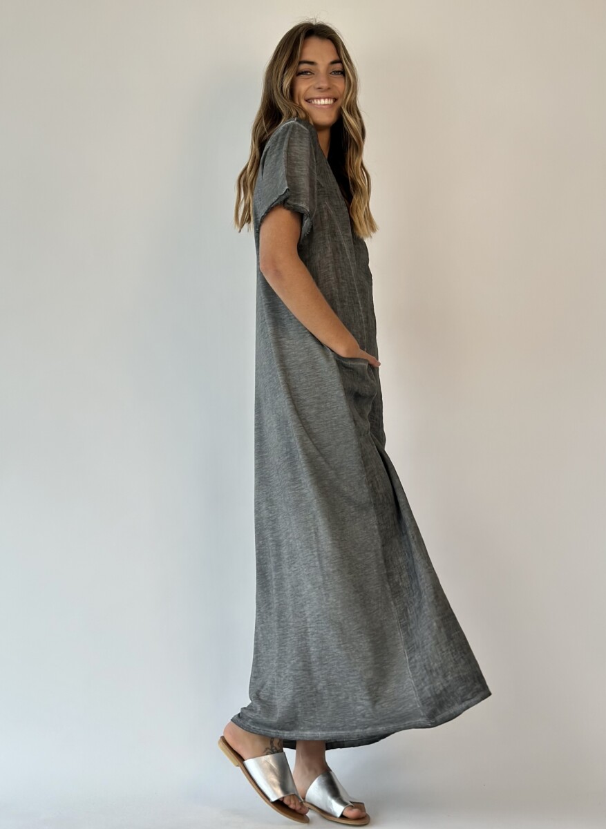 VESTIDO MORINGA - GRIS 