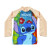Remera UV Malla Infantil Stitch Varios Talles SALMON