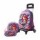 Set Escolar Mochila 3 Pzas + Soporte Regulable de Aluminio Lila