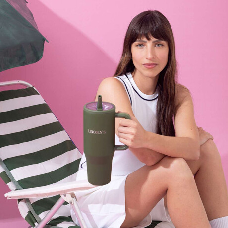 Vaso Termico Drinks Tropical Verde