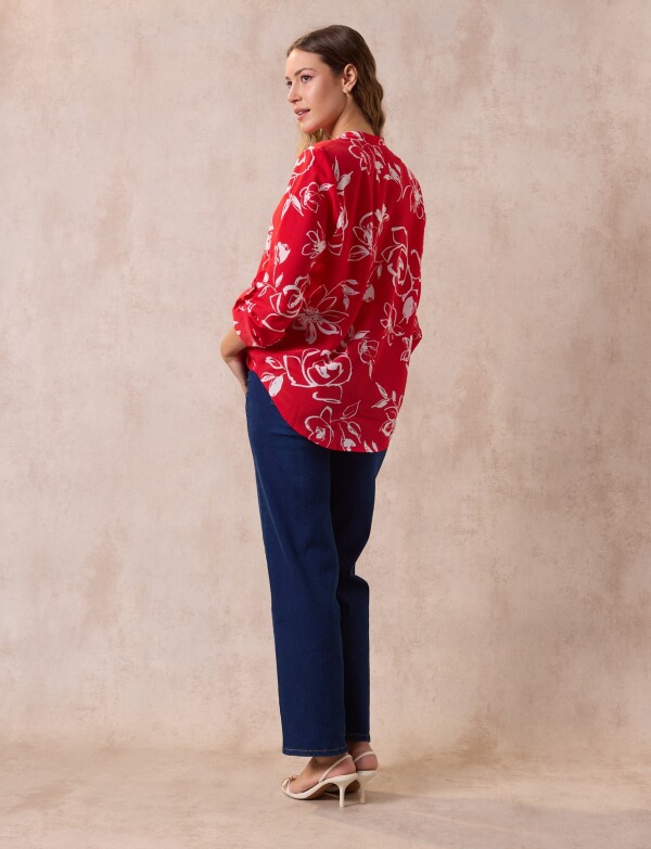 Blusa Printed ROJO/MULTI