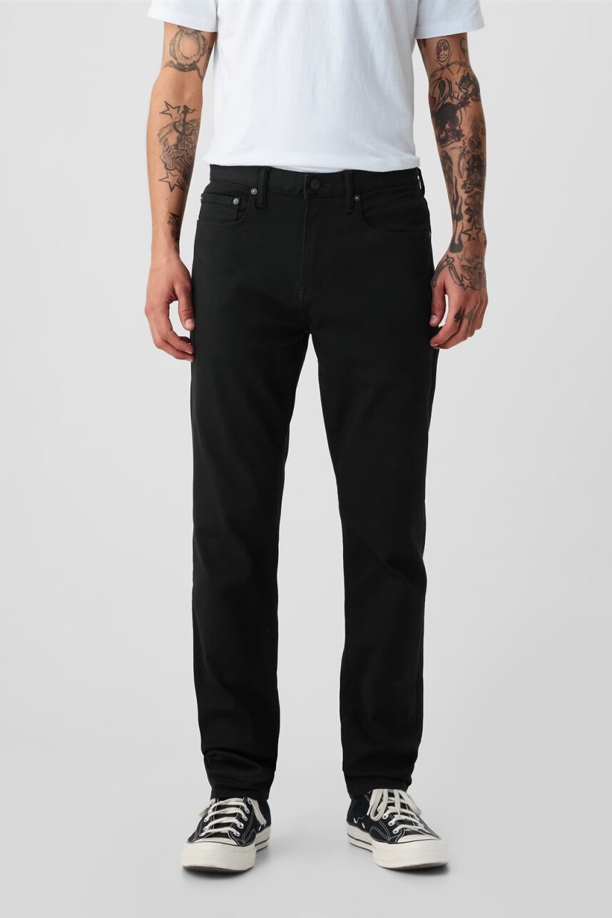 Jean Slim Stretch Hombre Black