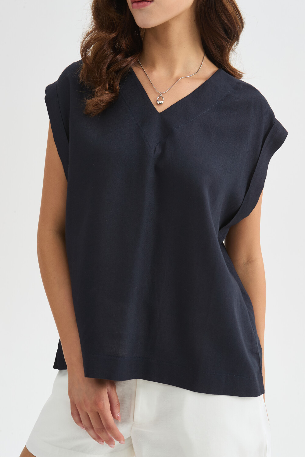 Blusa Zomira Azul Noche