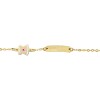 Pulsera Identidad Niña-Oro bajo-Resina-PU8088 sinpiedra