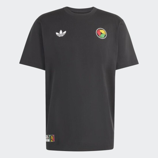 Remera Addias Bob Marley Negro