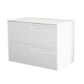 MUEBLE DE BAÑO SUSPENDIDO MODELO ECONIC 80 CM BLANCO MATE CON ENCIMERA Mueble De Baño Suspendido Modelo Econic 80 Cm Blanco Mate Con Encimera