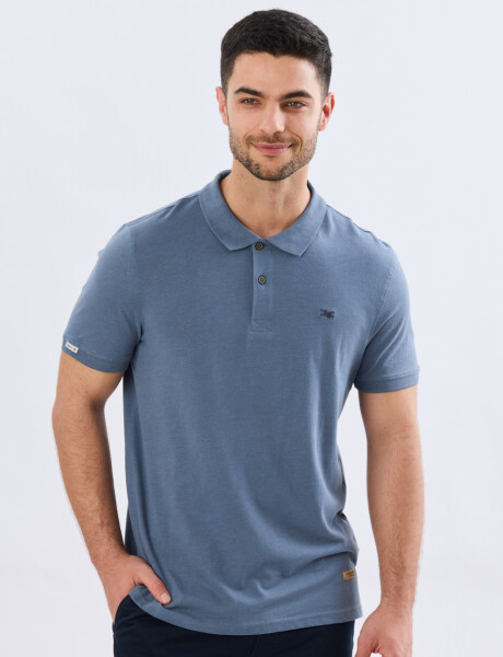 REMERA POLO LISA JERSEY Piedra