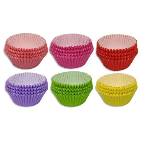 MOLDES CUP CAKES X 100 - PIROTINES MULTICOLOR