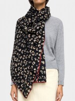 Bufanda Estampado Leopardo multicolor
