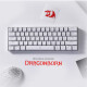 Teclado Gamer Redragon Dragonborn K630 60 White Teclado Gamer Redragon Dragonborn K630 60 White