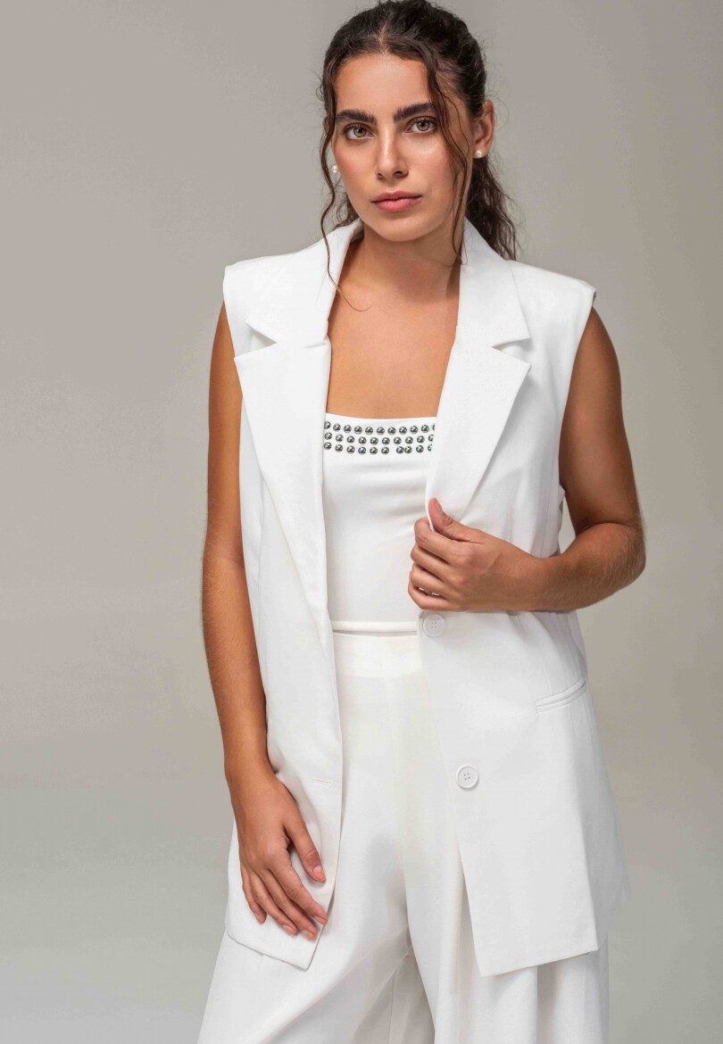 CHALECO LALY Blanco