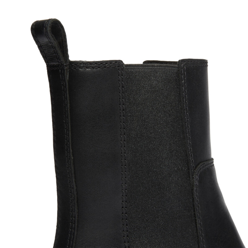 Botas Chelsea Bellevaux Mid Mujer Black Full Grain