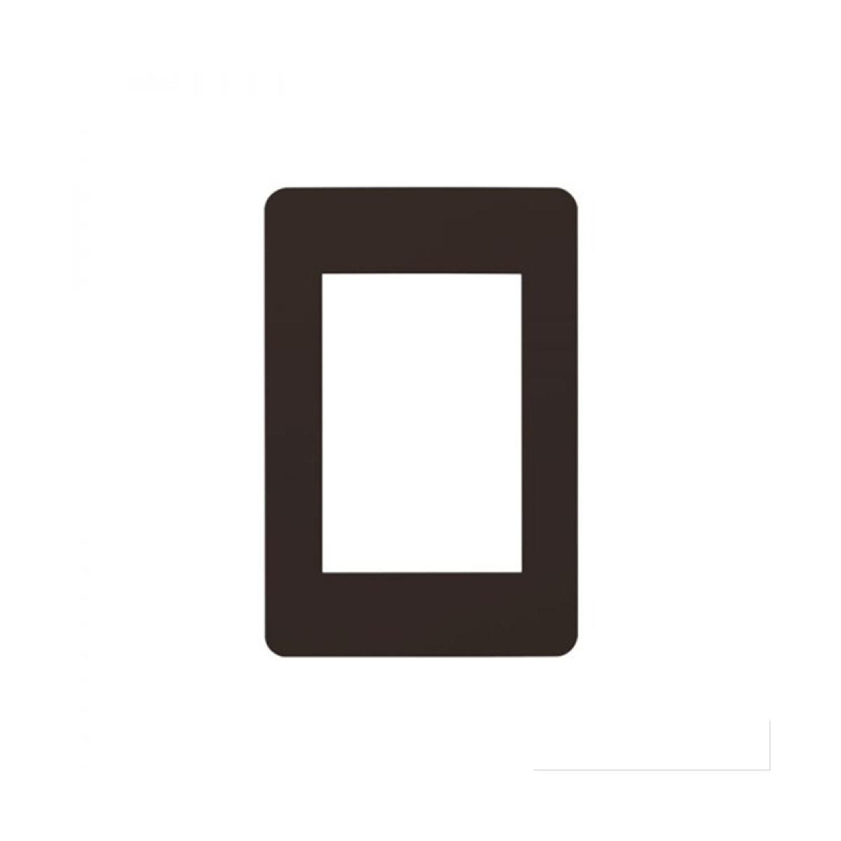 Plaqueta para 3 módulos gris - Reggio Slim - M46554 