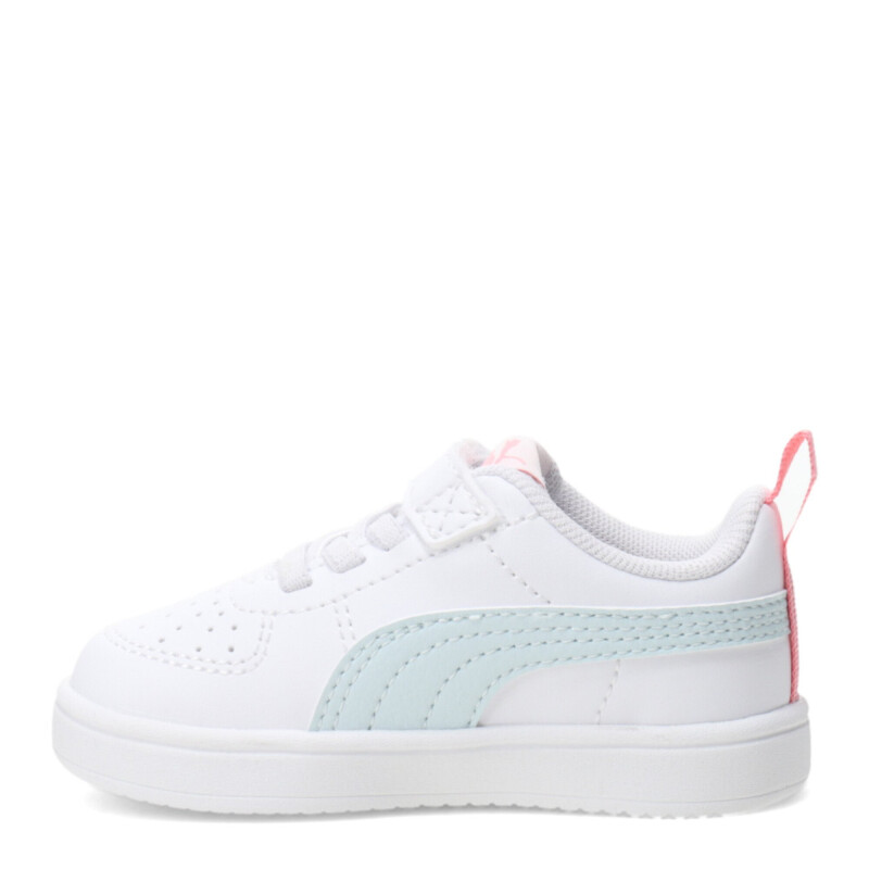 Championes Infantiles Puma Rickie Blanco - Celeste - Rosado