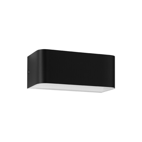 Lámpara de pared LED 10W aluminio negro SANIA4 EG1175X