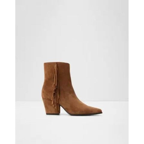 SHANIAH DARK BROWN LEATHER BROWN