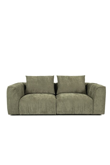 CORSO SOFA CORSO 236X105X80CM (2PIEZAS 118CM) TELA VERDE