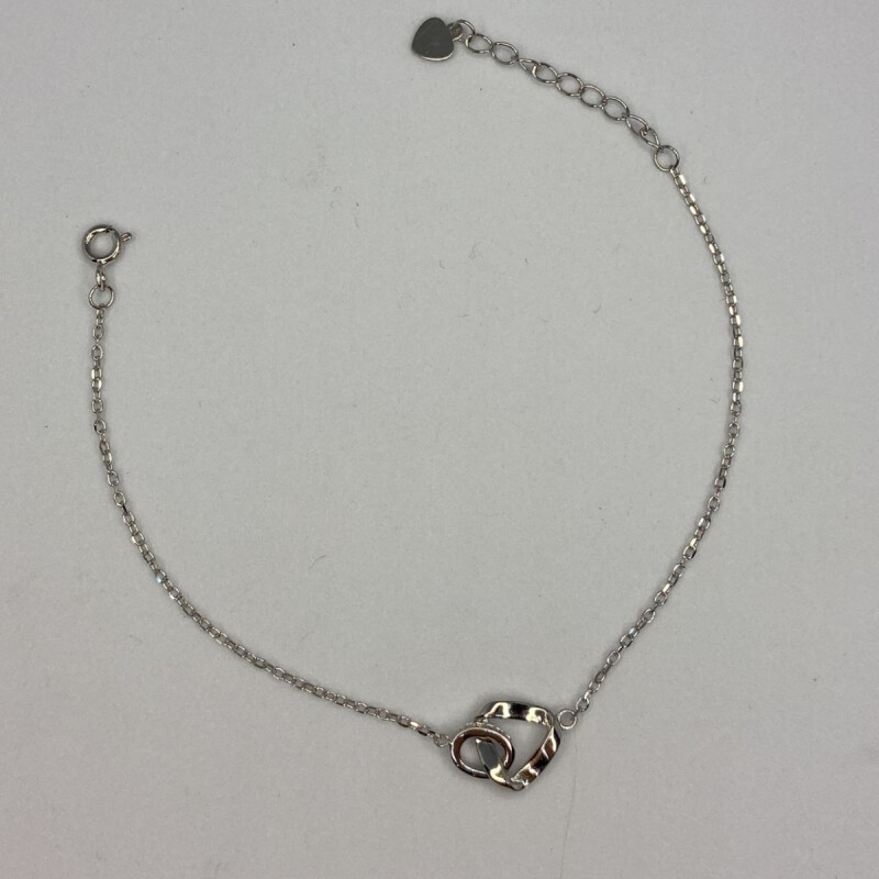 PULSERA DE PLATA , LARGO 17+3 CM L5dslf-01694-b-x4