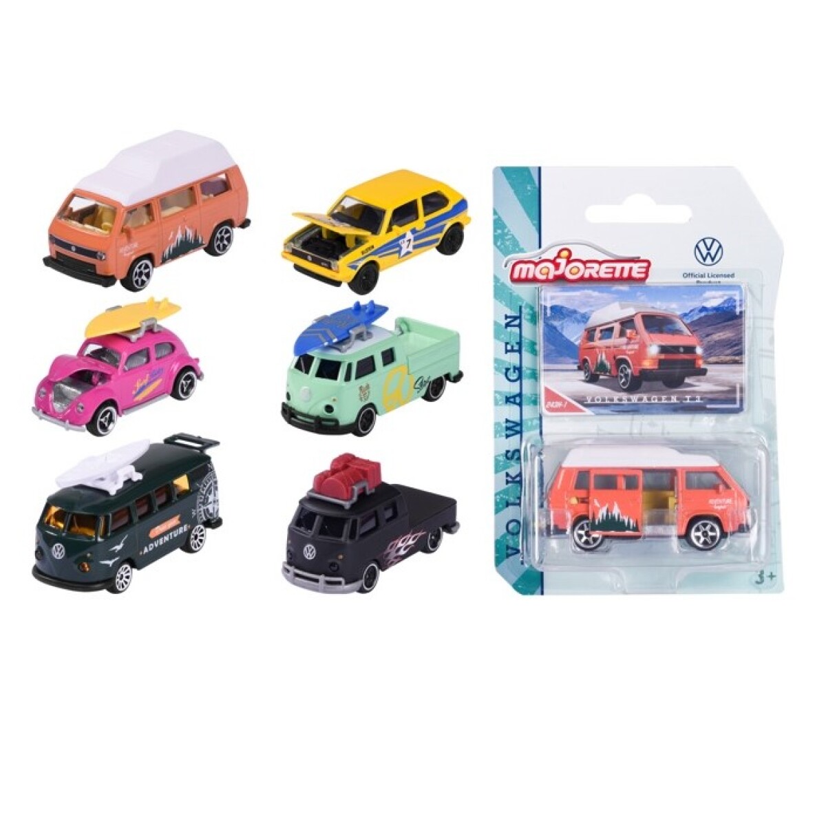 Autito Majorette Volkswagen Premium Metal 7 5 Cm Universo Binario