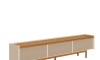 Rack para TV - Dune 2.2 - Linea Manhattan Blanco/Natural