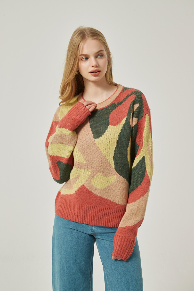 Sweater Liliflor - Estampado 1 