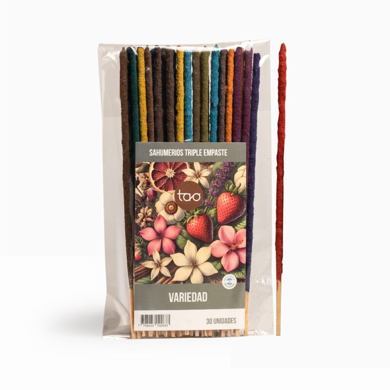 INCIENSO TAO TRIPLE EMPASTE SAGRADA MADRE X30 - PACK X2 Variedad