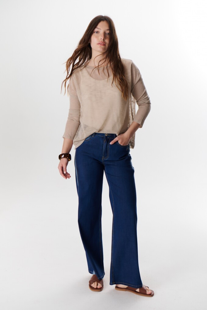 SWEATER LINO BEIGE