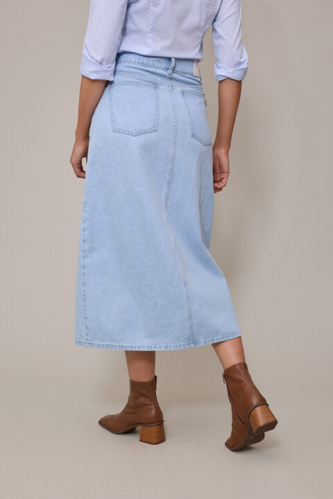 FALDA JEAN AUDINO POLANCO Azul Claro