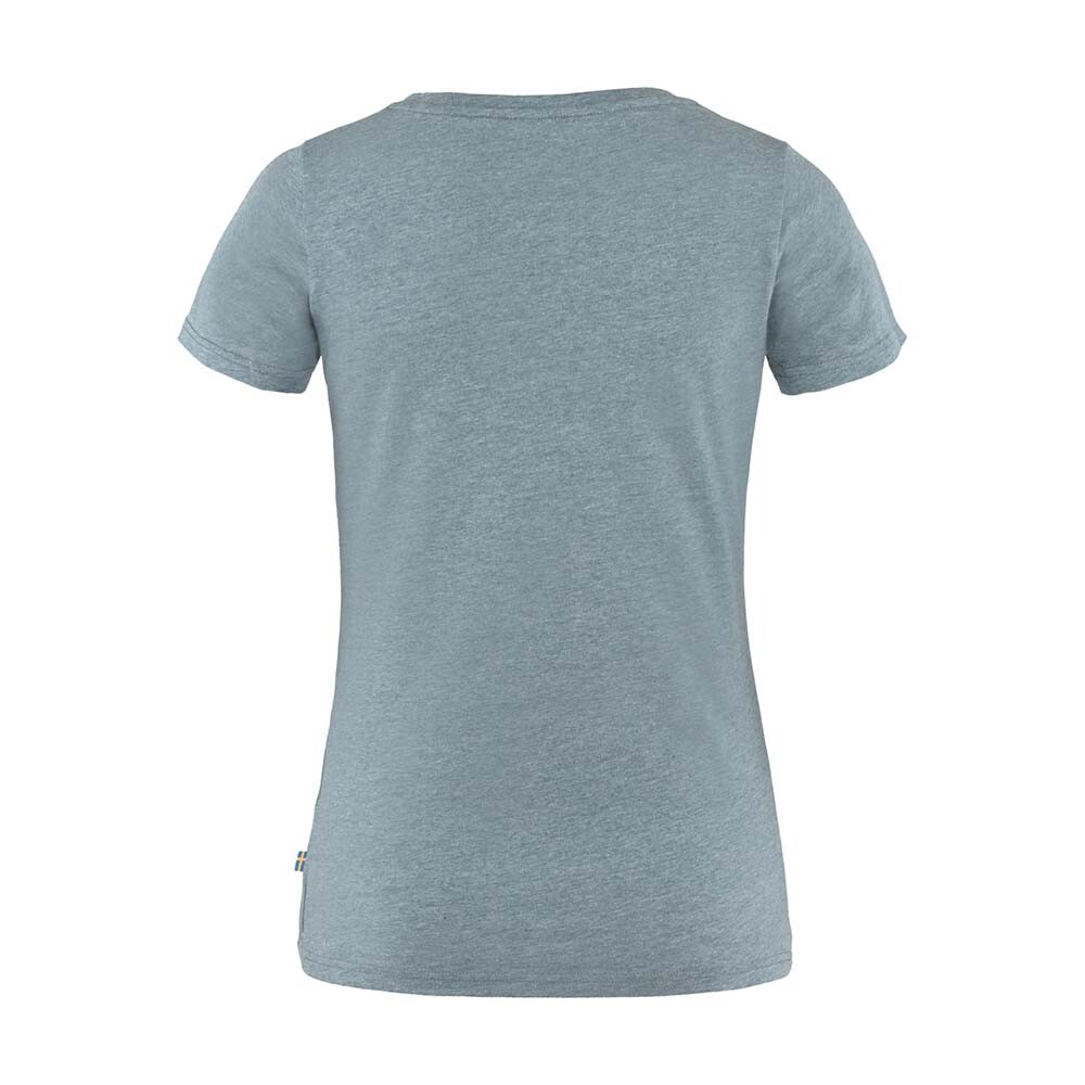 Polo Fjallraven 1960 Logo T-shirt W Mujer Indigo Blue-Melange