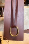 Big Oval Necklace Chocolate