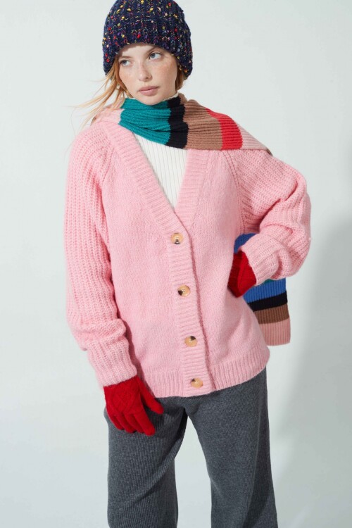 Cardigan Anouk Rosado