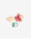 Sets Anillos Color Sets Anillos, Dia De La Primavera - Combinacion Multicolor