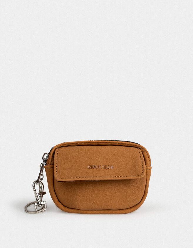 Monederos Monedero Suede Camel - Marron Camel