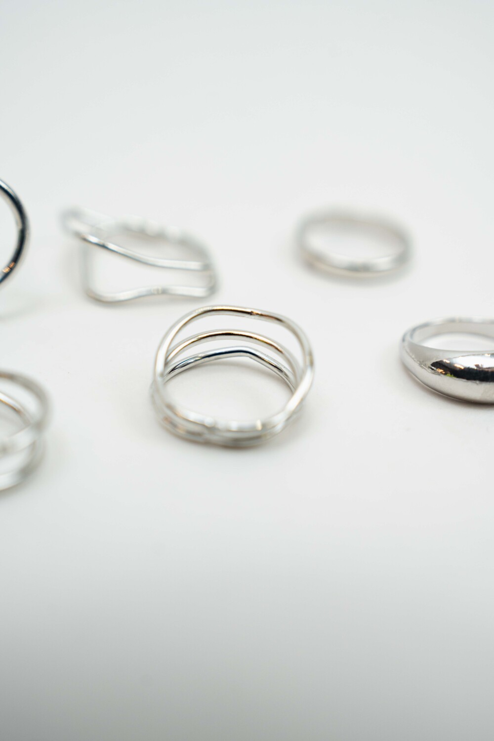 Anillo Ani Plateado